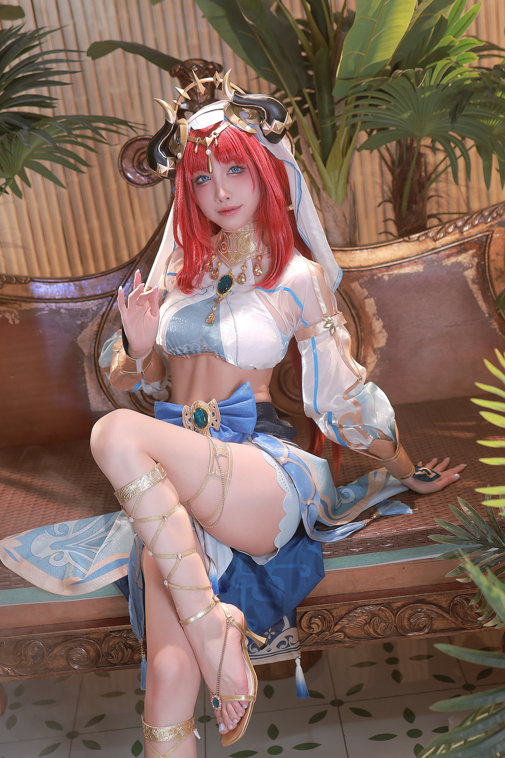 图片[1]-水淼Aqua – NO.159 原神妮露[98P]-XikXak
